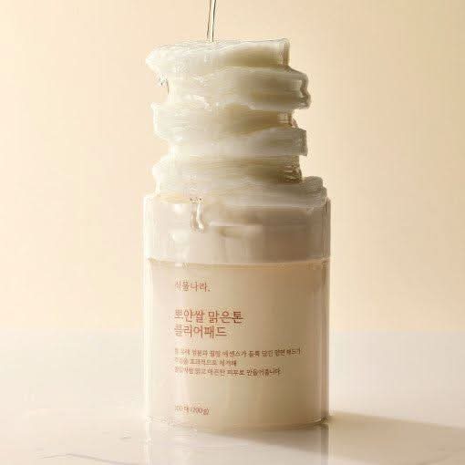 Shingmulnara Rice Water Fair Tone Clear Pad - 100 Pads (200g) | Brightening & Texture Refinement - Glam Global UKShingmulnara