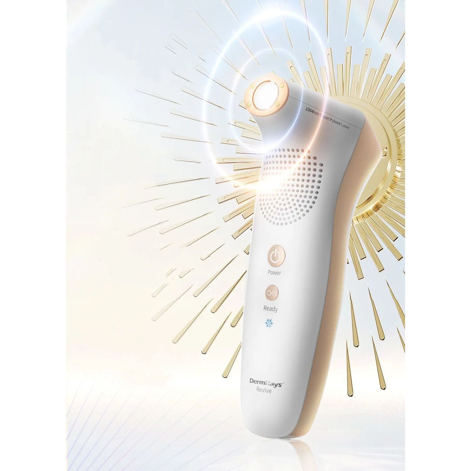 DermRays Revive SILKPRO – Láser superpulsado de 1064nm | Renovación de colágeno, luminosidad y antienvejecimiento | Dispositivo láser doméstico