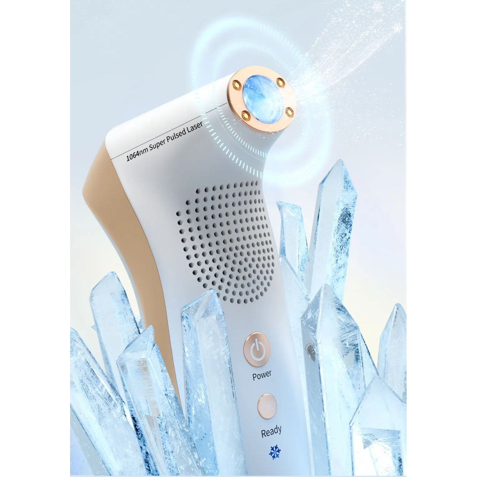 DermRays Revive SILKPRO – Láser superpulsado de 1064nm | Renovación de colágeno, luminosidad y antienvejecimiento | Dispositivo láser doméstico