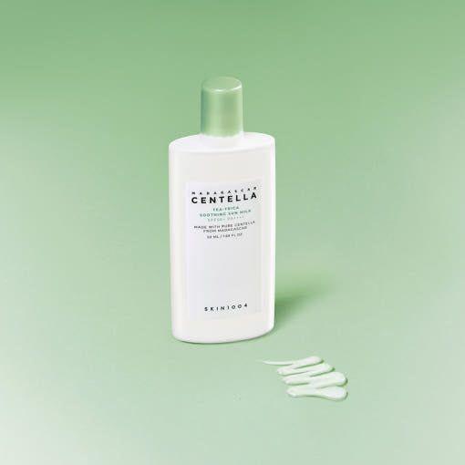 SKIN1004 Madagascar Centella Tea - Trica Soothing Sun Milk SPF 50+ PA++++ (50ml) - Glam Global UKSKIN1004