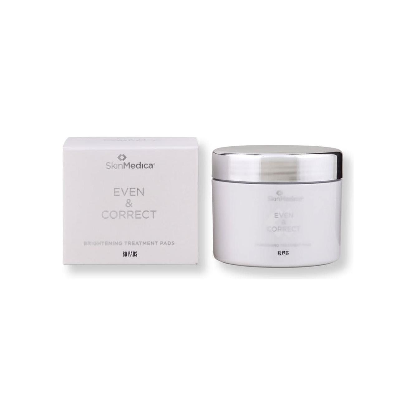 SkinMedica Even & Correct Almohadillas Iluminadoras 60 Unidades | Almohadillas Exfoliantes Potenciadoras de la Luminosidad