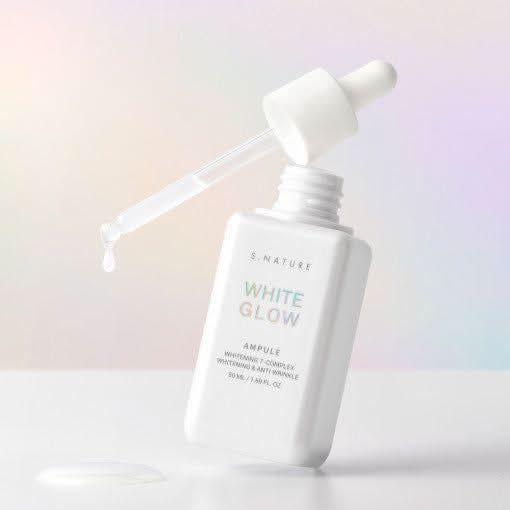 S.NATURE White Glow Ampoule 50ml - Glam Global UKS.NATURE