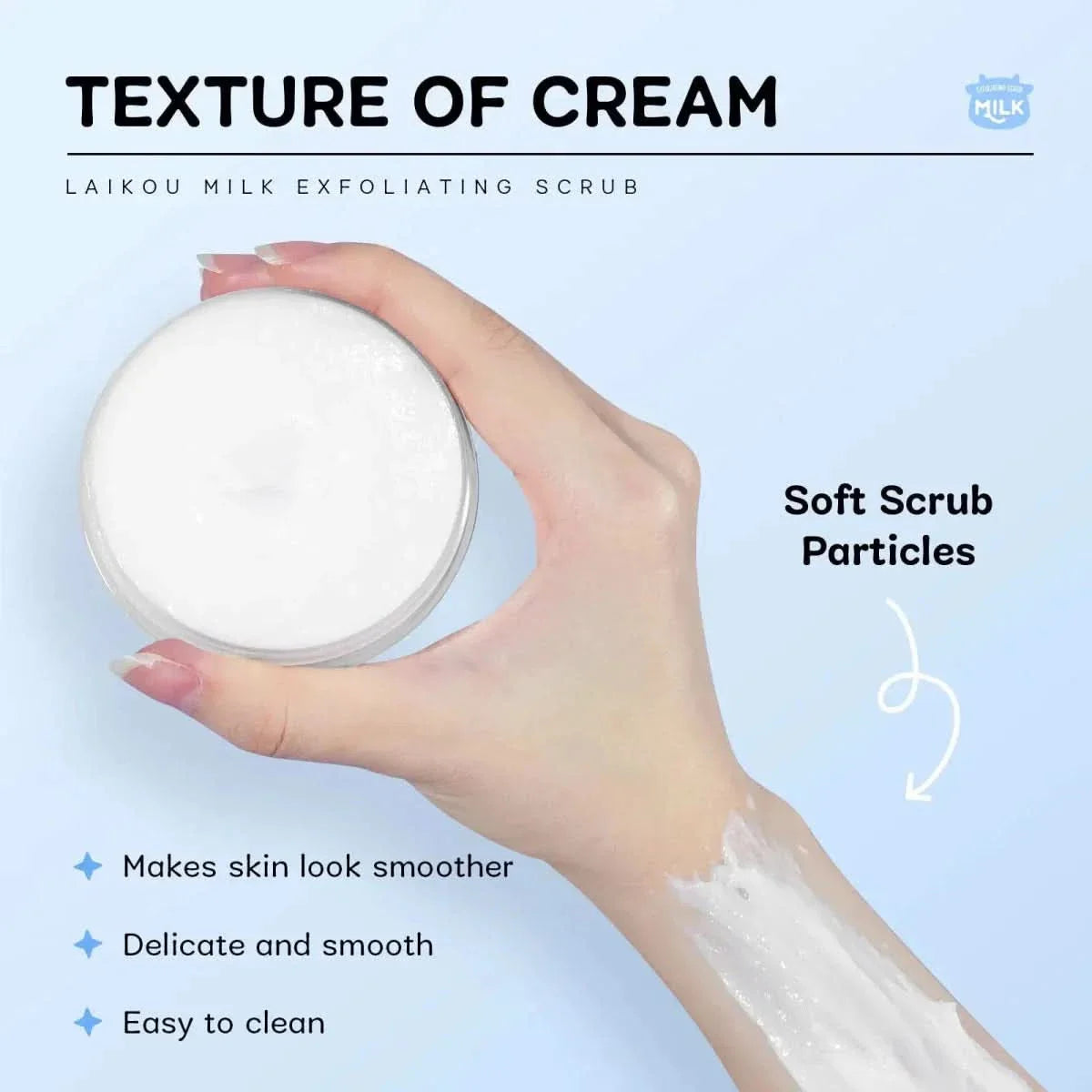 Softening Skin Cleaning Milk Exfoliating Scrub - Glam Global UKGlam Global UK