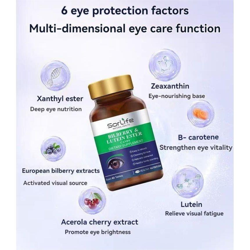 SORLIFE Bilberry Lutein Ester Tablets - Glam Global UKSORLIFE