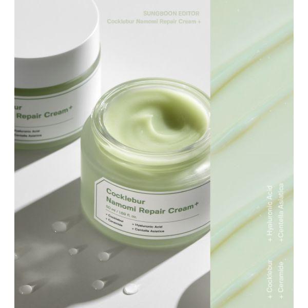 SUNGBOON EDITOR Cocklebur Namomi Repair Cream+ 50ml - Glam Global UKSUNGBOON EDITOR