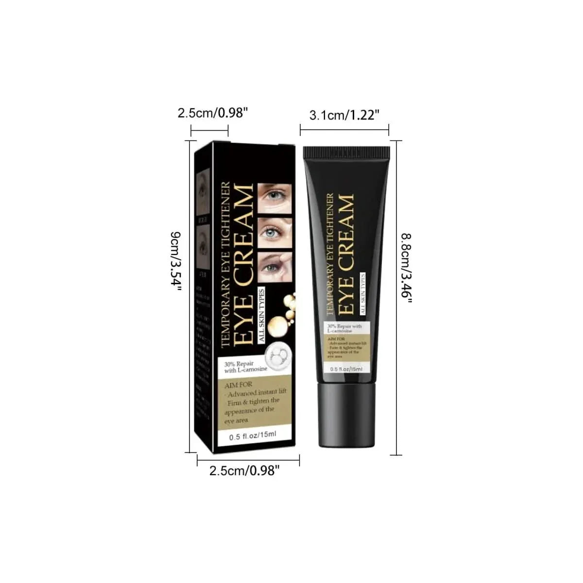 Temporary Eye Tightening Eye Cream - 15ml - Glam Global UKGlam Global UK