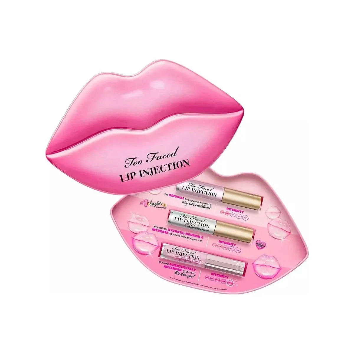 Too Faced Limited Edition Lip Injection Plump Challenge Lip Plumper Set - Glam Global UKToo Faced