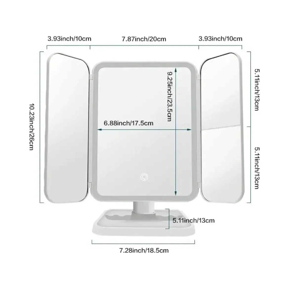 Trilite Mirror - Glam Global UKGlam Global UK