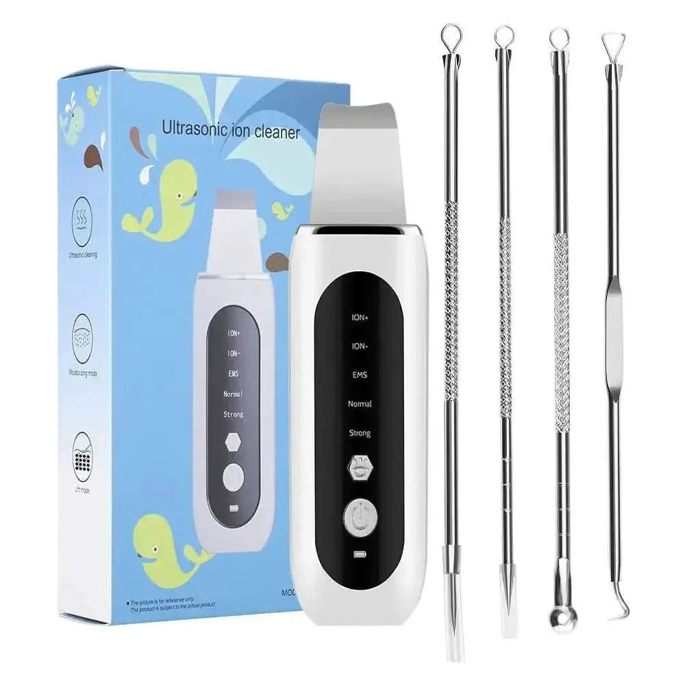 Ultrasonic Face Skin Scrubber – For Radiant, Glowing Skin Every Day - Glam Global UKGlam Global UK