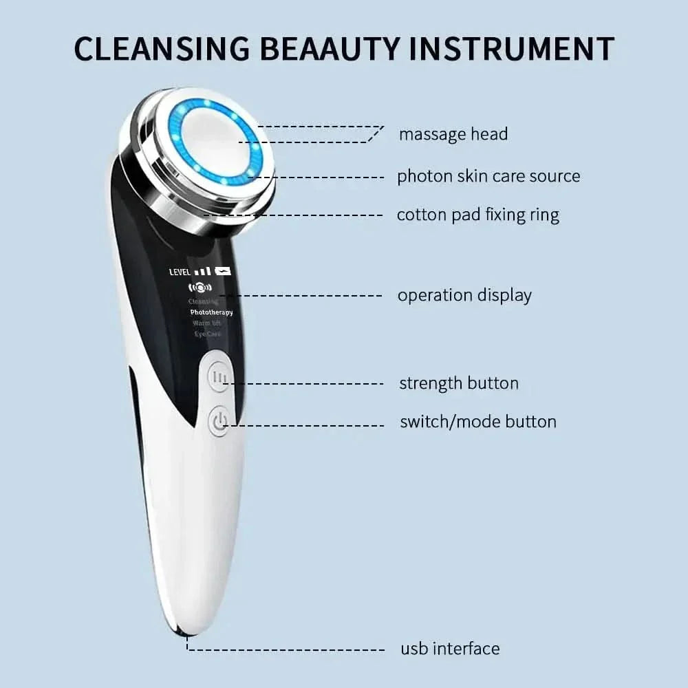 Ultrasonic Skin Scrubber – The Ultimate Solution for Radiant, Flawless Skin - Glam Global UKGlam Global UK