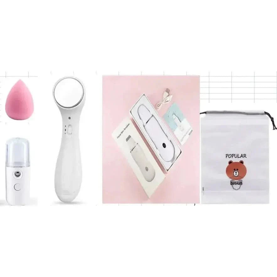 Ultrasonic Skin Scrubber – The Ultimate Solution for Radiant, Flawless Skin - Glam Global UKGlam Global UK