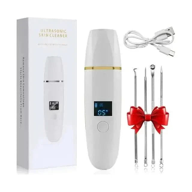 Ultrasonic Skin Scrubber: Professional Facial Cleansing Device - Glam Global UKGlam Global UK