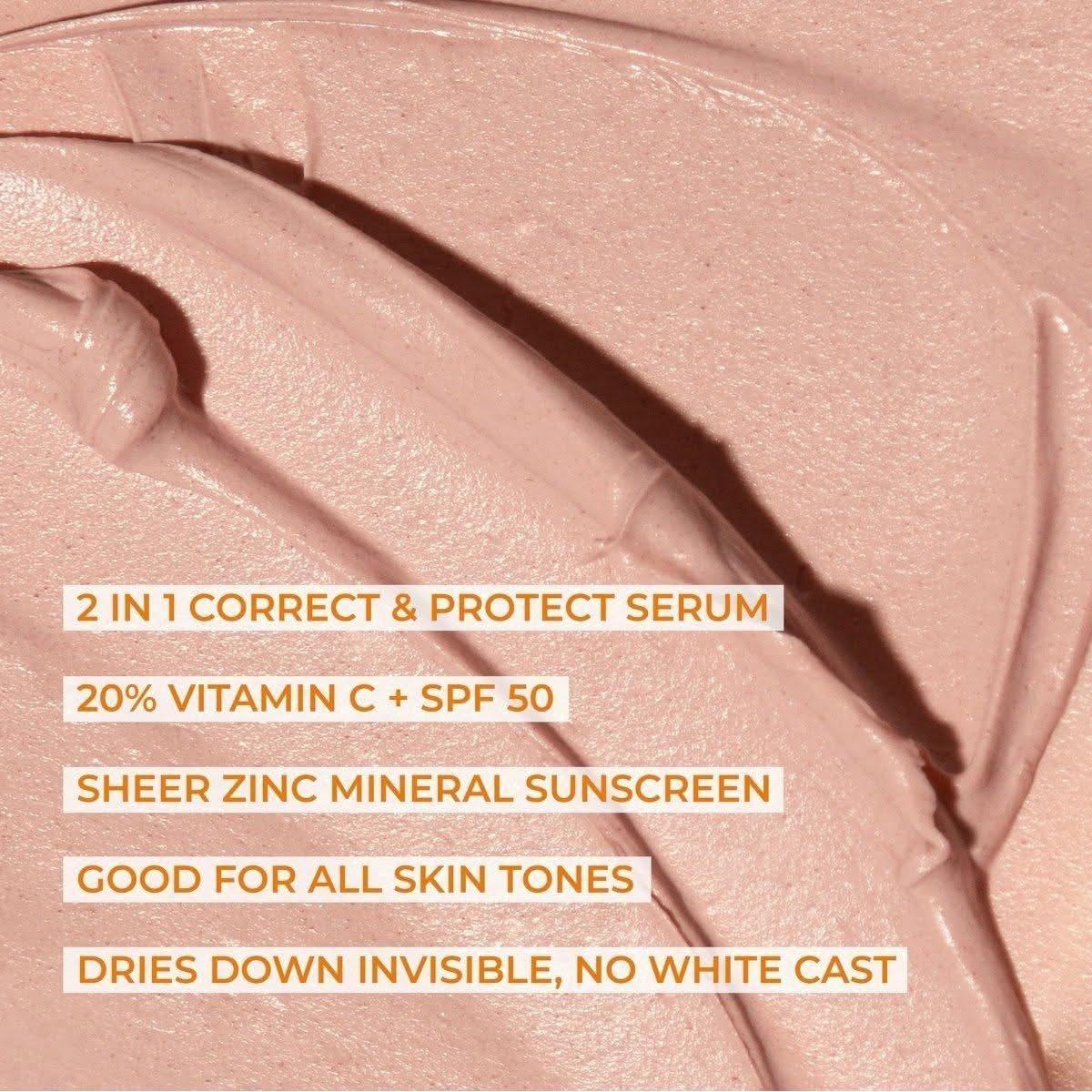 BeautyStat Universal C Skin Refiner Vitamin C Serum + SPF 50 Mineral Sunscreen - 30ml - Glam Global UKBeautyStat