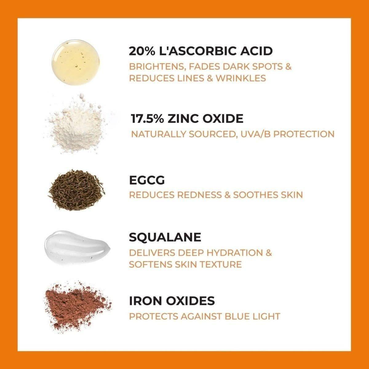 BeautyStat Universal C Skin Refiner Vitamin C Serum + SPF 50 Mineral Sunscreen - 30ml - Glam Global UKBeautyStat