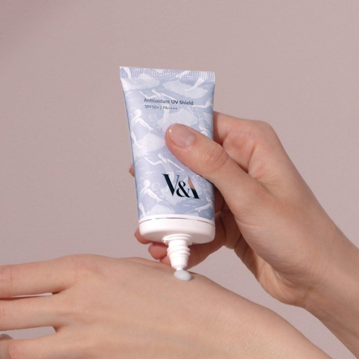 V&A BEAUTY Antioxidant UV Shield 50ml - Glam Global UKV&A BEAUTY