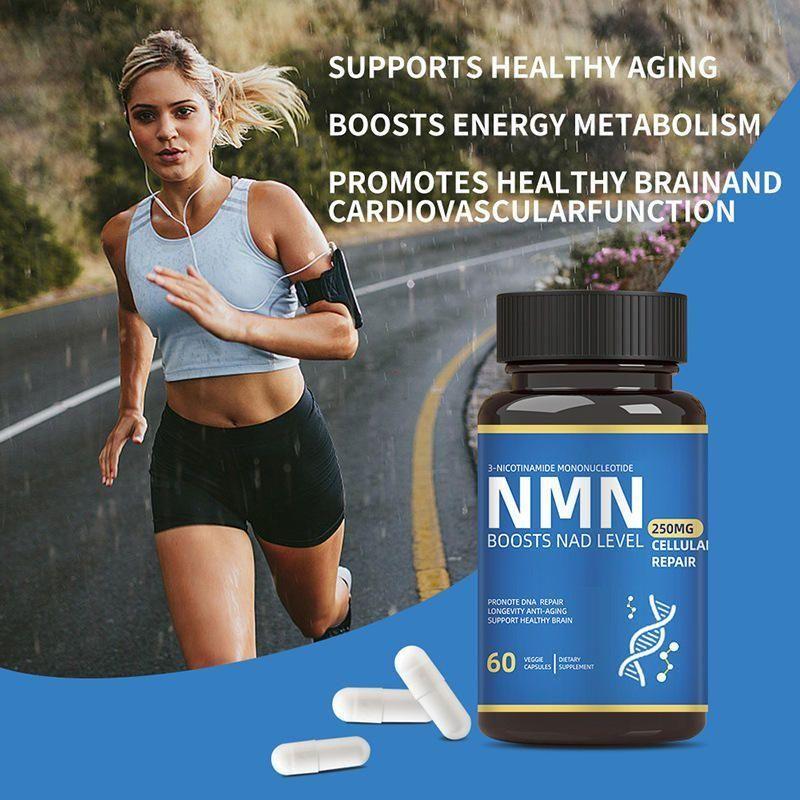 VGD NMN Anti - Aging Capsules with Resveratrol and Nicotinamide Mononucleotide - 60 Capsules - Glam Global UKVGD
