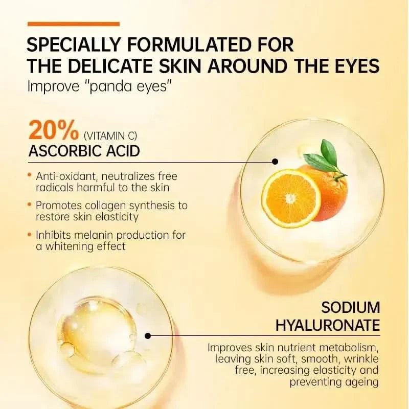 Joy Pretty Vitamin C Brightening Eye Cream – Anti - Dark Circles, Eye Bag & Puffiness Solution - Glam Global UKJoy Pretty