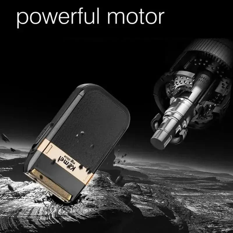 Waterproof Electric Men's Shaver – Rechargeable & Versatile Grooming Solution - Glam Global UKGlam Global UK