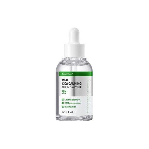 WELLAGE Real Cica Calming 95 Trouble Ampoule 50ml - Glam Global UKWELLAGE