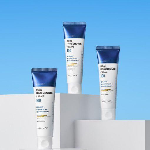 WELLAGE Real Hyaluronic 100 Cream 50ml - Glam Global UKWELLAGE