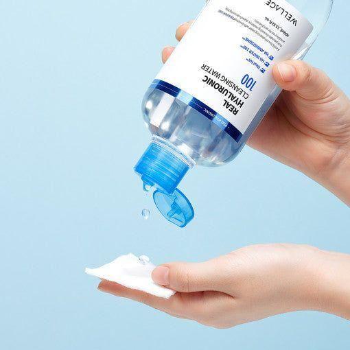 WELLAGE Real Hyaluronic Cleansing Water 400ml - Glam Global UKWELLAGE