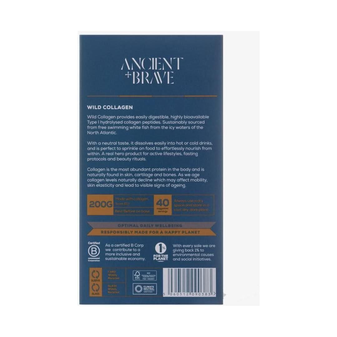 Ancient + Brave Wild Marine Collagen - 200g - Glam Global UKAncient + Brave