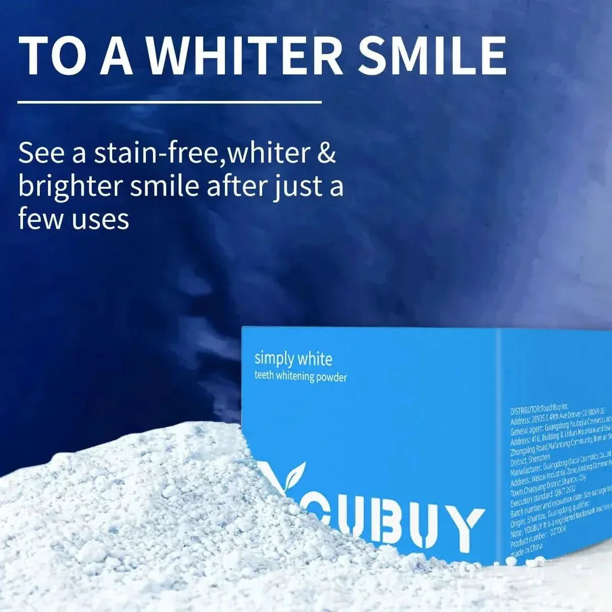YOUBUY Teeth Whitening Powder - Glam Global UKGlam Global UK