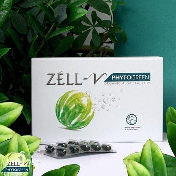 ZELL - V Phytogreen Blue Green Algae Cytokine (30 capsules) - Glam Global UKZELL - V