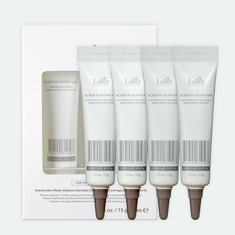 LADOR Scalp Scaling Spa Ampoule — carbonated Korean scalp exfoliating treatment