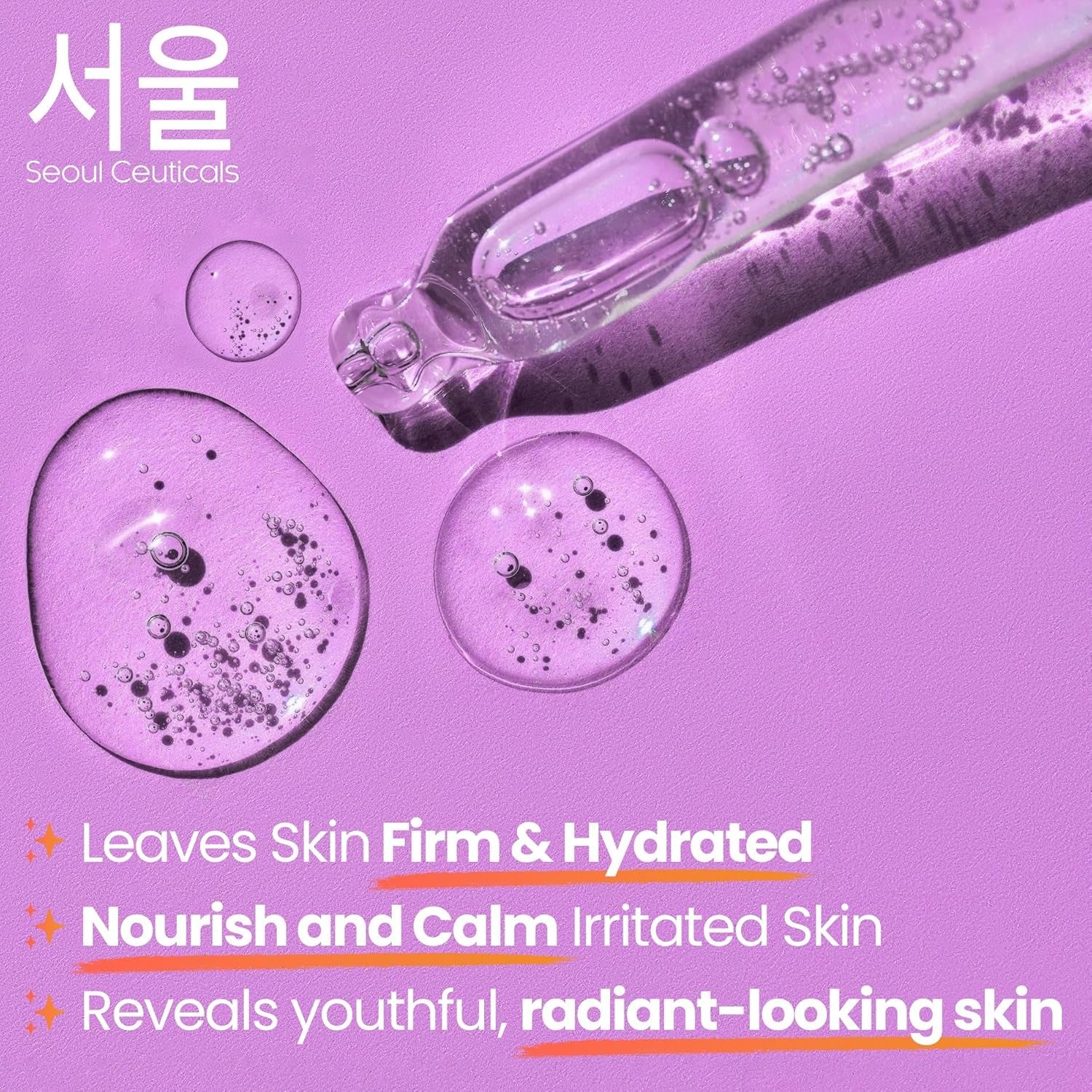 SeoulCeuticals Polyglutamic Acid Serum – Hyaluronic Acid & Centella Asiatica for Intense Hydration & Healthy Glow | 30ml | K-Beauty
