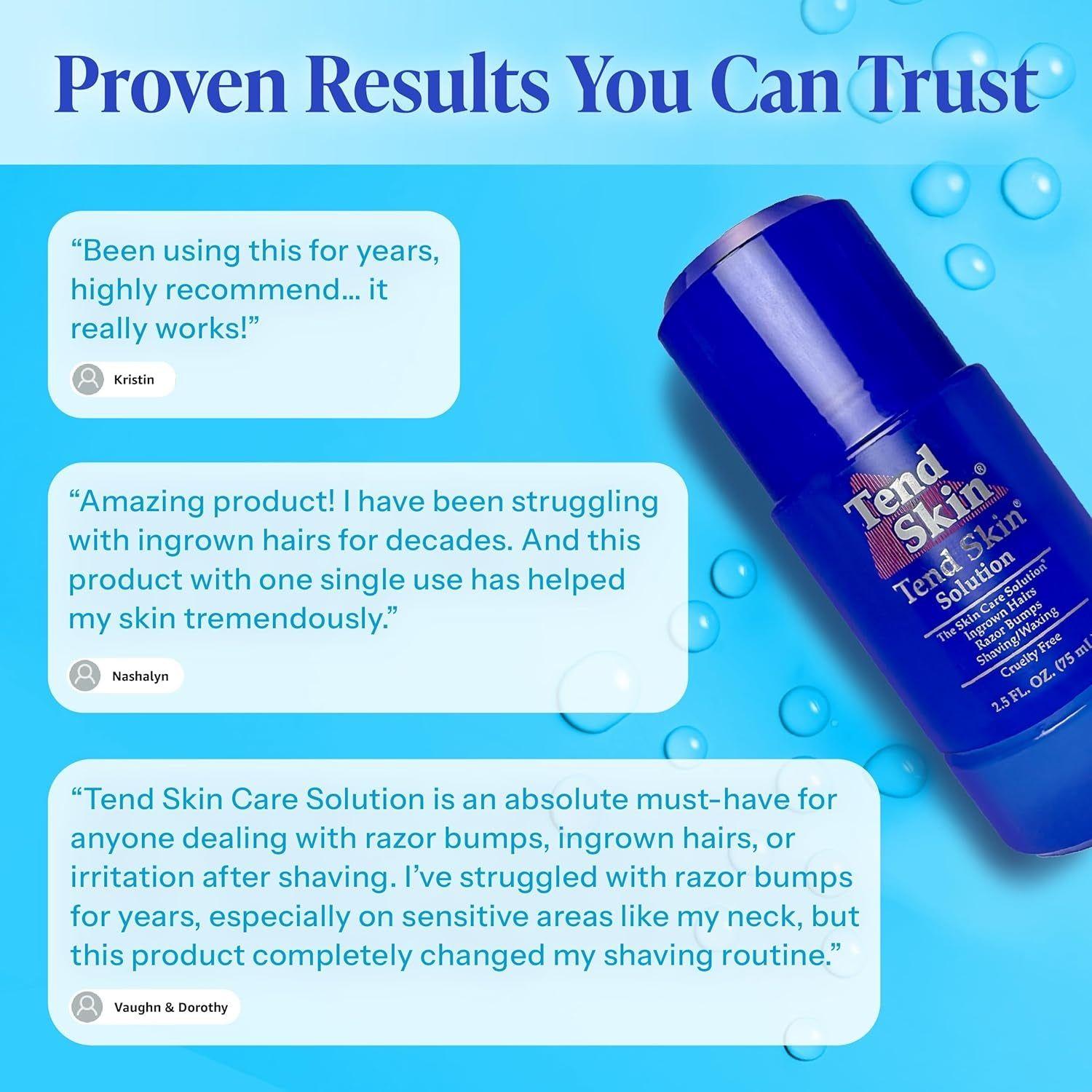 Tend Skin Solution – 75ml | Ingrown Hair & Razor Bump Treatment