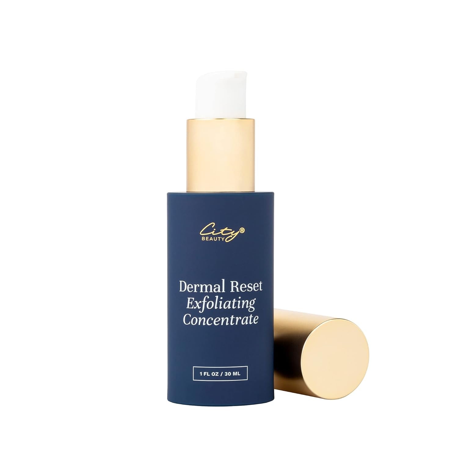 City Beauty Dermal Reset Exfoliating Concentrate – 30ml | Brightens, Firms & Smooths Skin Texture