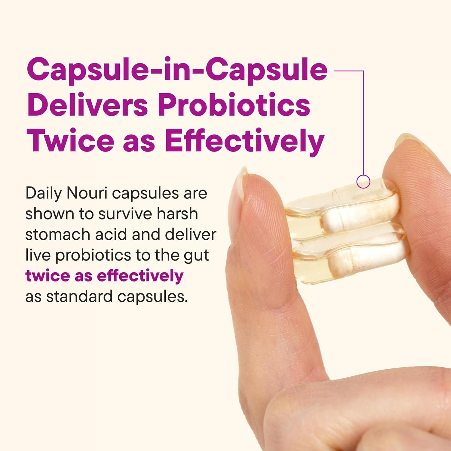 Daily Nouri Hormone Balance Probiotics for Women | Supports Healthy Estrogen Metabolism, Hormone & Cycle Health | Gut-Estrogen/Estrobolome Support | 7 Clinically Studied Strains + Plant-Based Omega