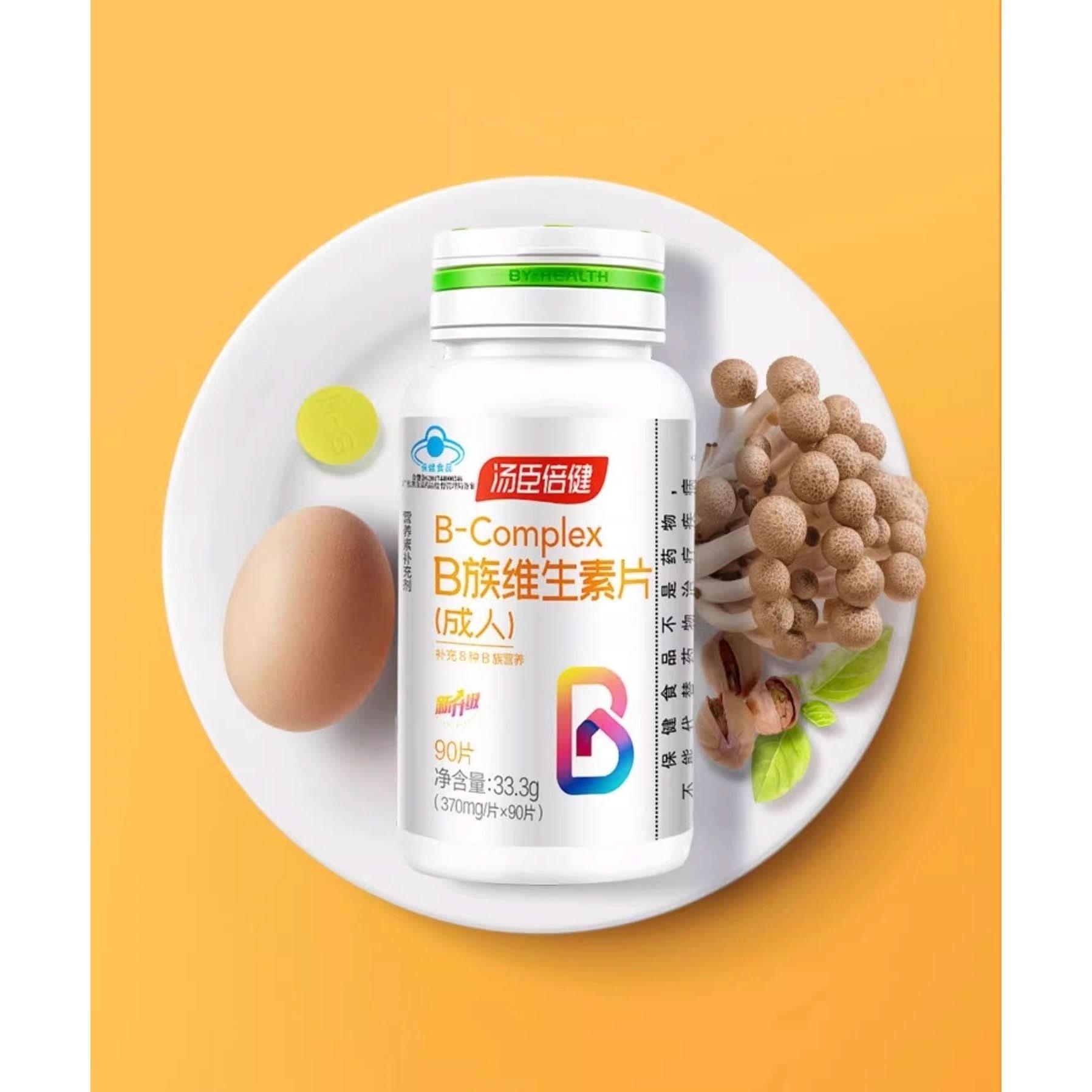 BY-HEALTH B Complex – 370mg | Apoyo diario de vitamina B para la energía, el metabolismo y la salud del sistema nervioso