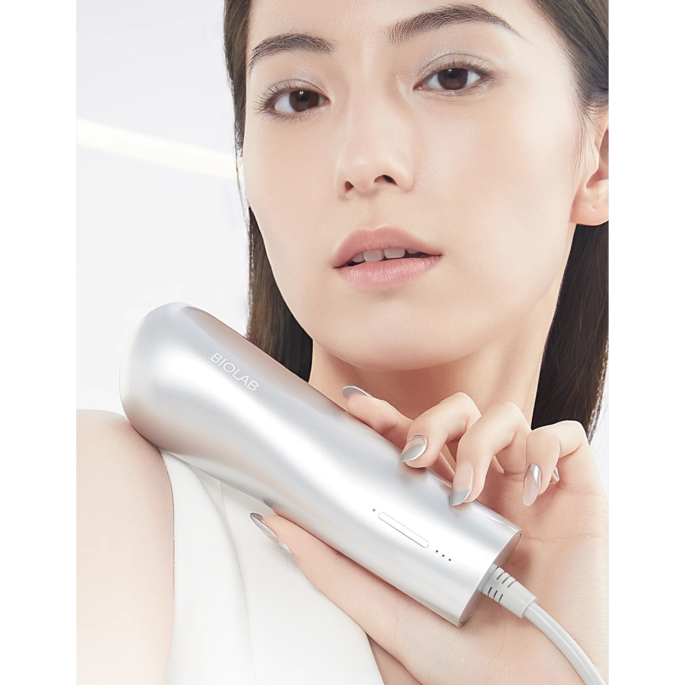 BIOLAB Whitening & Lightening Beauty Device – 3-Complex Light Wave | Collagen Boosting | Spot Reduction | Skin Brightening