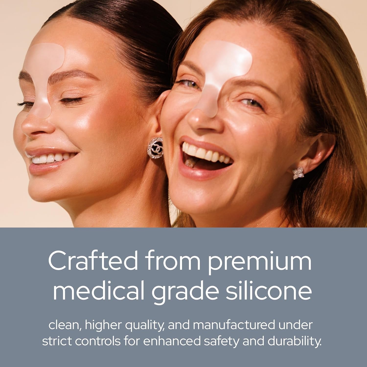 Sio Beauty Mid-Brow 11'S Lift - Wrinkle-Smoothing, Medical-Grade Silicone Patches for Fine Lines - Reusable up to 10X - Cruelty-Free & Eco-Friendly Beauty Patches for between Eyebrows - 2 Patches