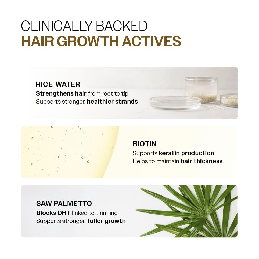 Bare Anatomy Advanced Hair Density Roll-On| 3% Redensyl + 4% Anagain + 2% Baicapil + 5% Rosemary, Rice Water, Biotin & Saw Palmetto| Reduces Hair Fall, Supports Hair Growth for Men & Women | 25Ml