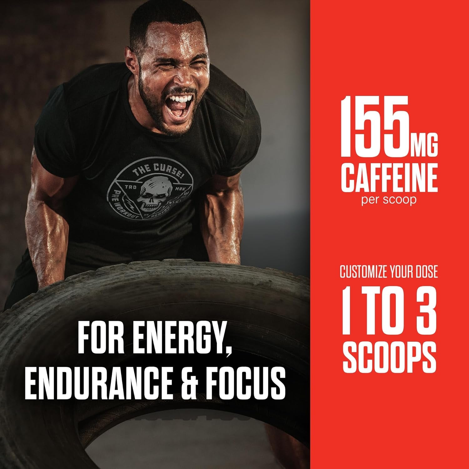 JNX SPORTS The Curse! Pre-Workout Powder (Watermelon) – 250g | Explosive Energy, Focus & Muscle Pumps