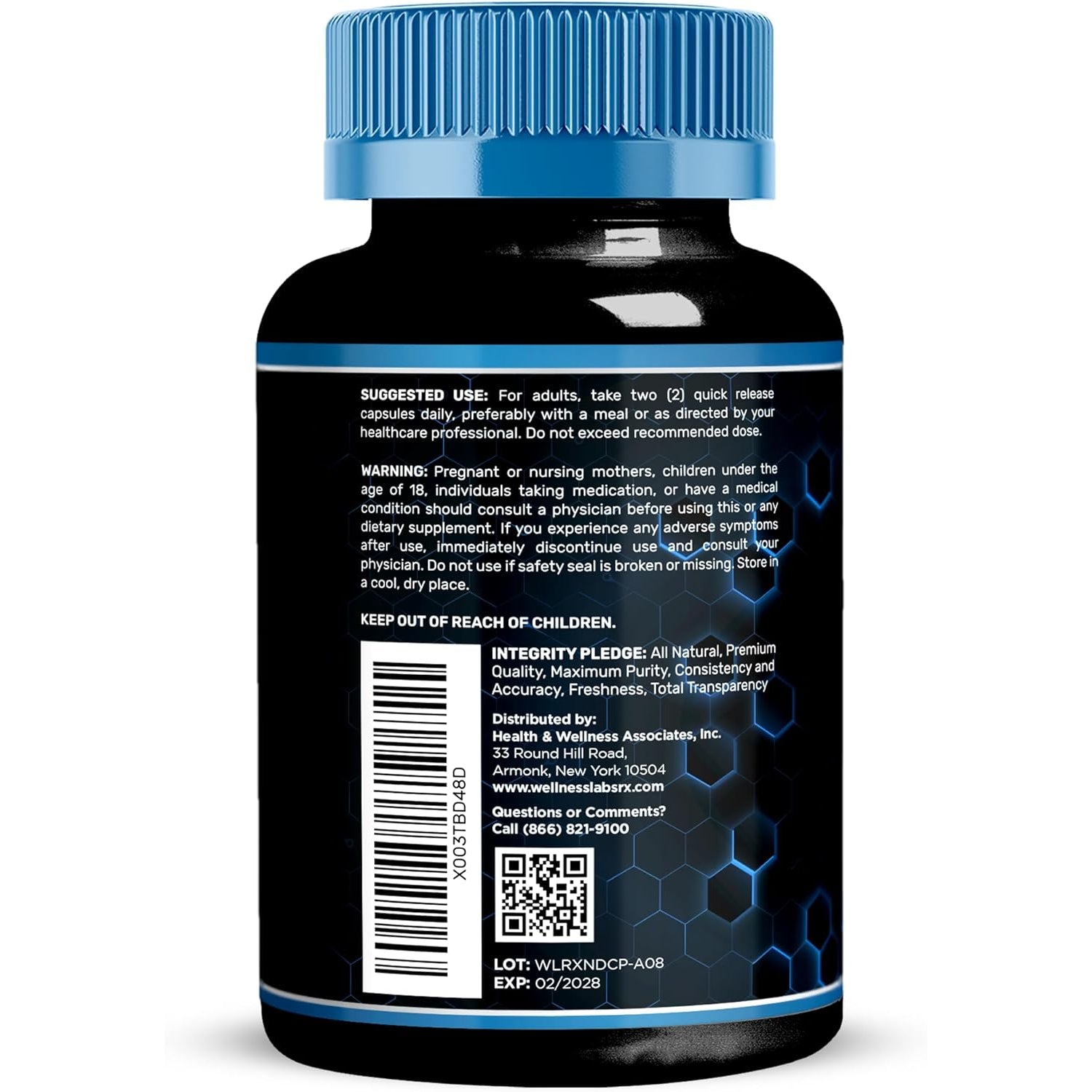 Wellness LABSRX Liposomal NAD Supplement, 1500Mg - NAD Resveratrol Supplement for Women and Men, NAD+ Support Cellular Health, Energy & anti Aging - 90 Count