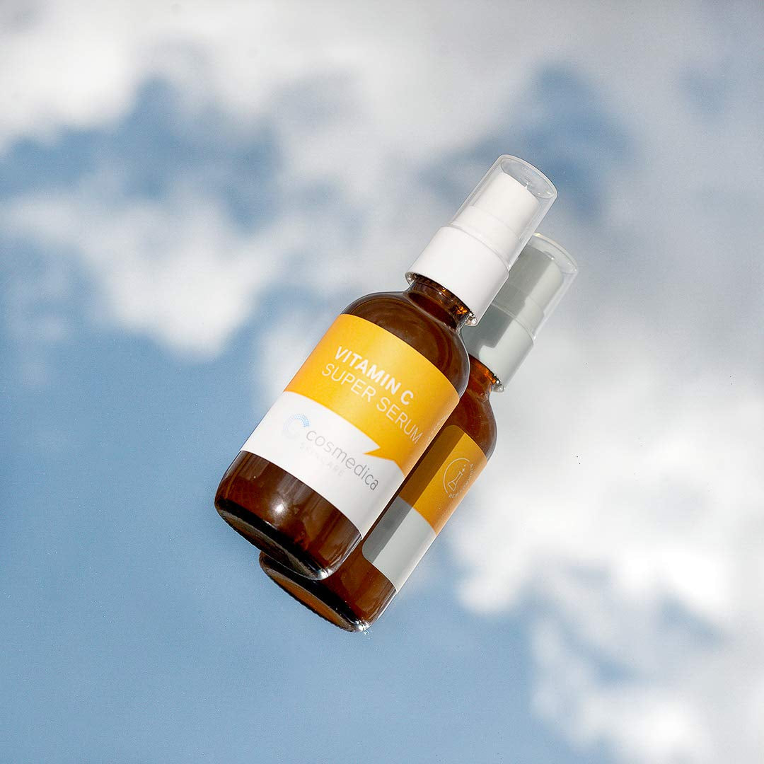 Cosmedica Skincare Vitamin C Super Serum – 60ml | Brightening, Anti-Aging Serum with 20% Vitamin C, Hyaluronic Acid & Vitamin E