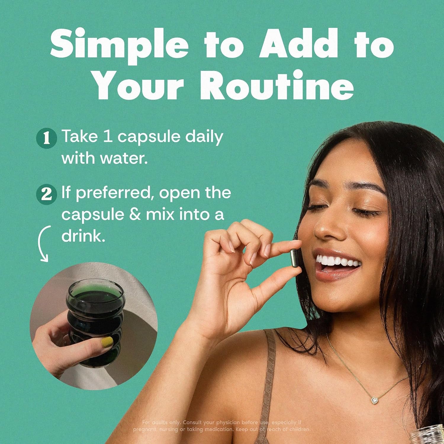 Her Fantasy Box | Body Magic | Chlorophyll Capsules - 30 Vegan Capsules for Detox, Digestion, Gut Health, Skin Support, and Oily Skin - Natural Energy Booster
