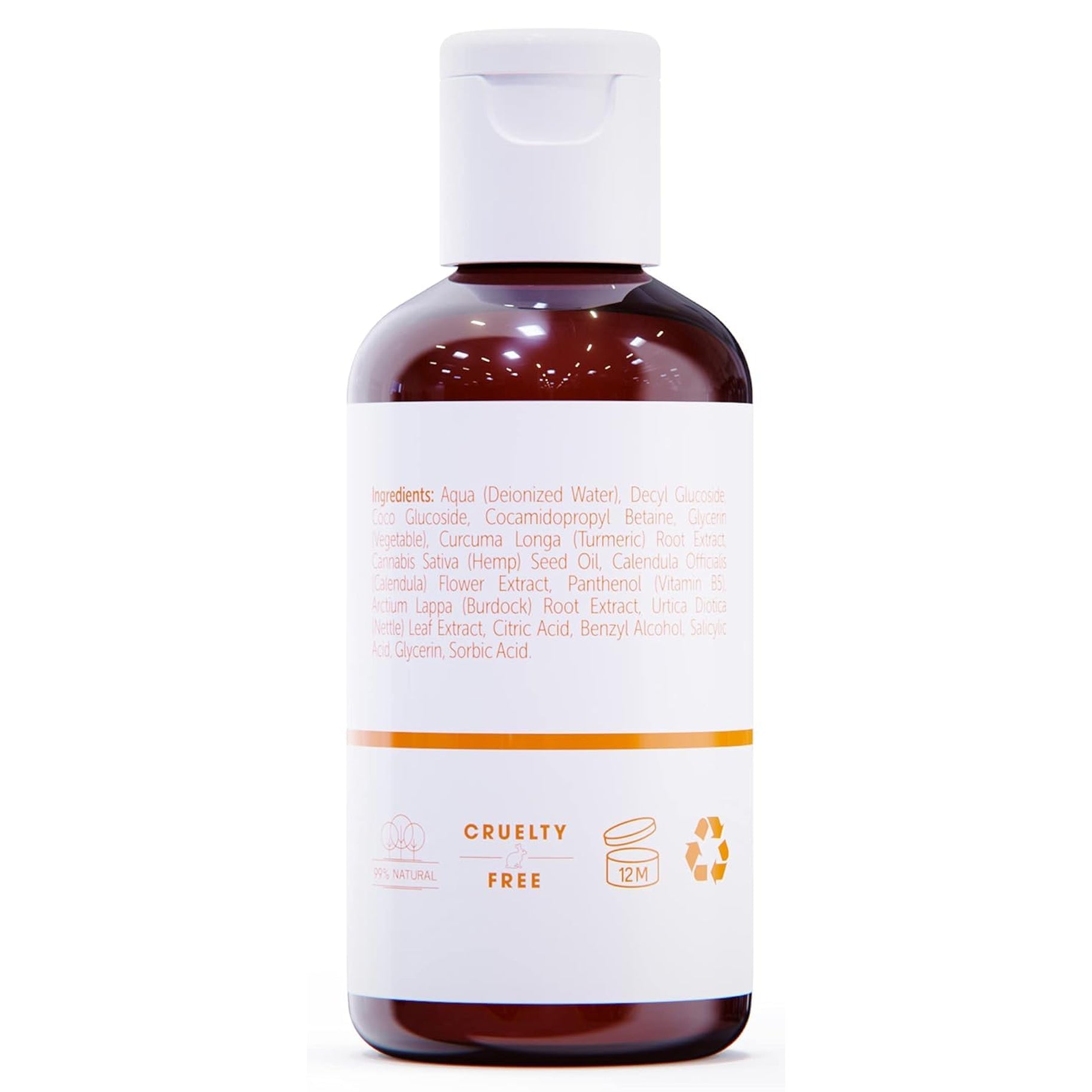 SeoulCeuticals Korean Turmeric Face Wash – Vegan Brightening Cleanser for Dry & Sensitive Skin | K-Beauty | 120ml