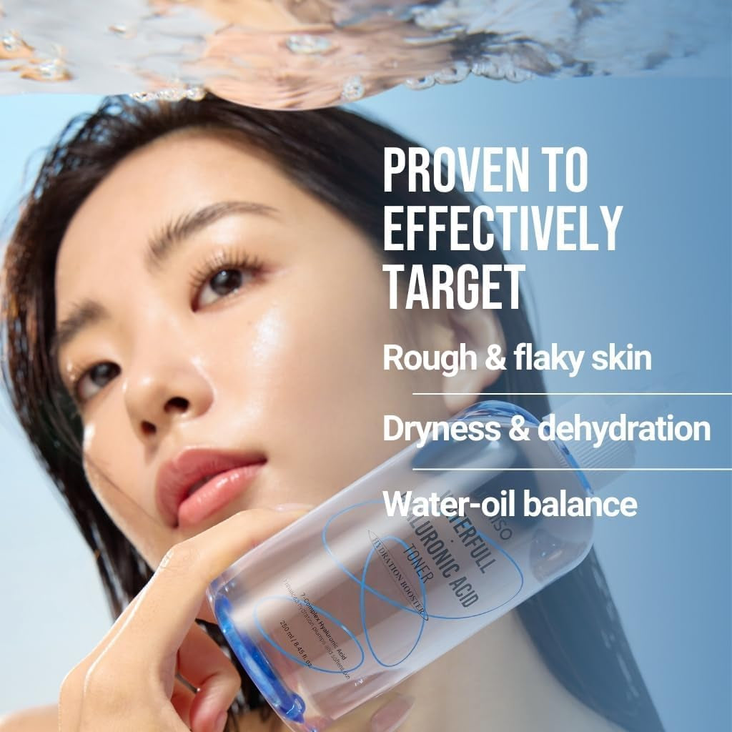 Jumiso Waterfull Hyaluronic Toner 250Ml | Face Moisturizer, Facial Toner for All Skin Types, Daily Deep Hydration | Vegan, Fragrance-Free…