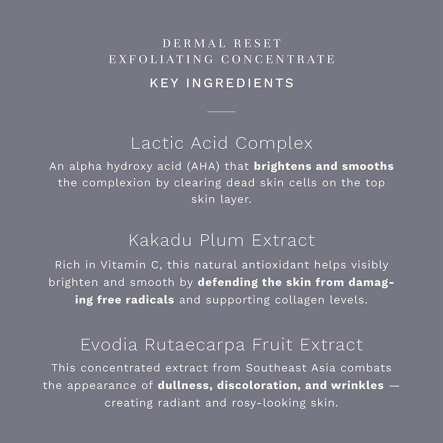 City Beauty Dermal Reset Exfoliating Concentrate – 30ml | Brightens, Firms & Smooths Skin Texture