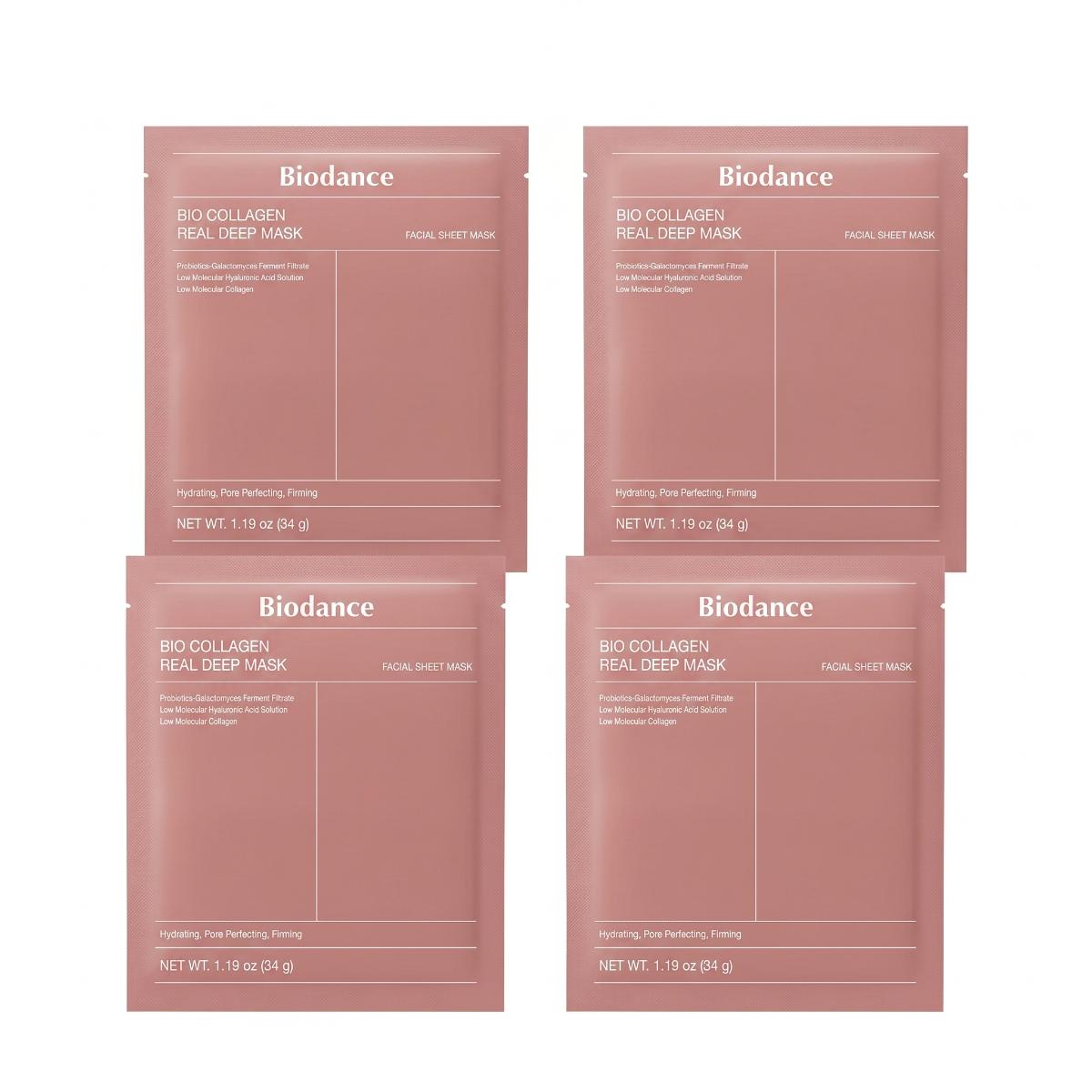 Biodance Collagen Firming & Glow Trio – Real Deep Masks, Peptide Serum & Cream