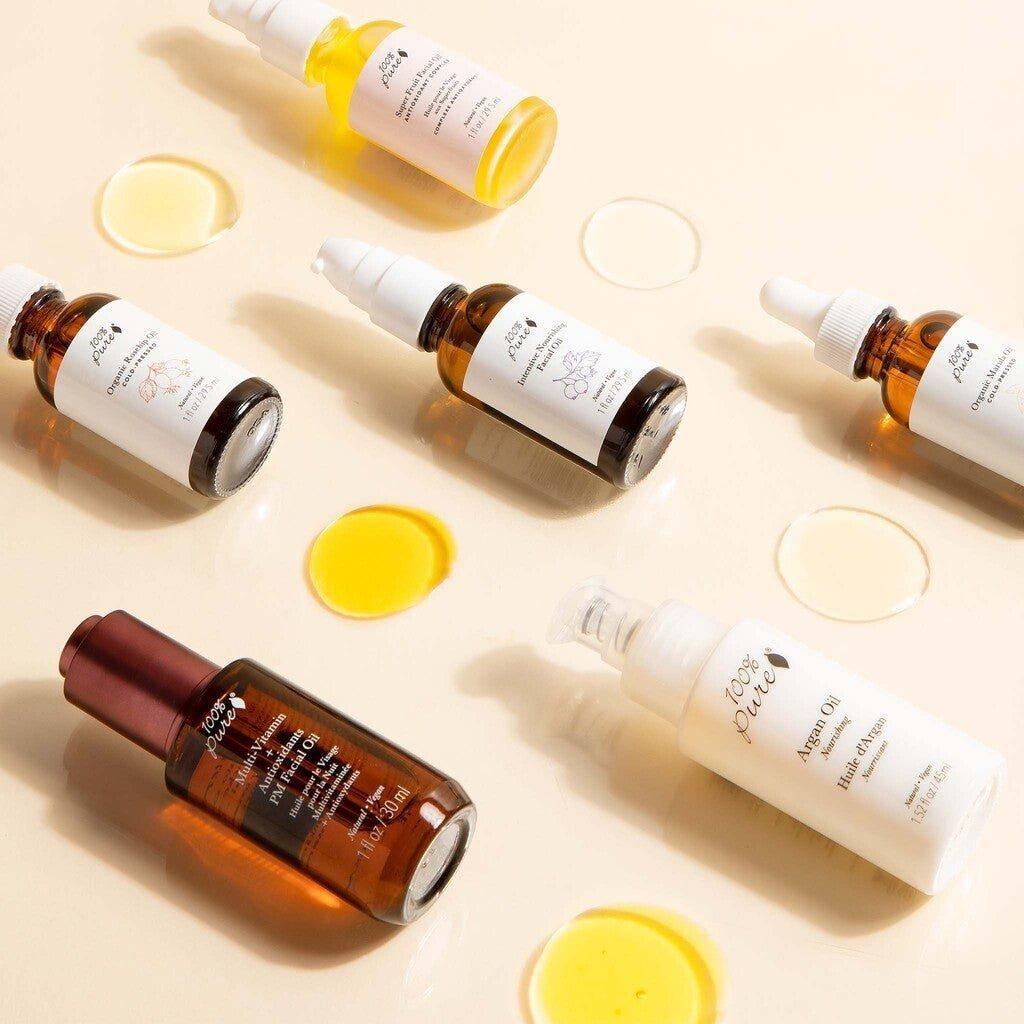 100% PURE Multi - Vitamin + Antioxidants PM Facial Oil - Glam Global UK100% PURE