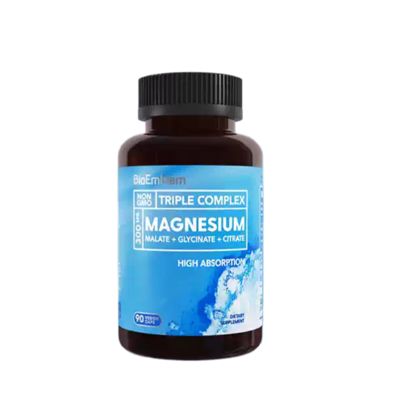 BioEmblem Triple Complex Magnesium 150mg – 90 Veggie Capsules