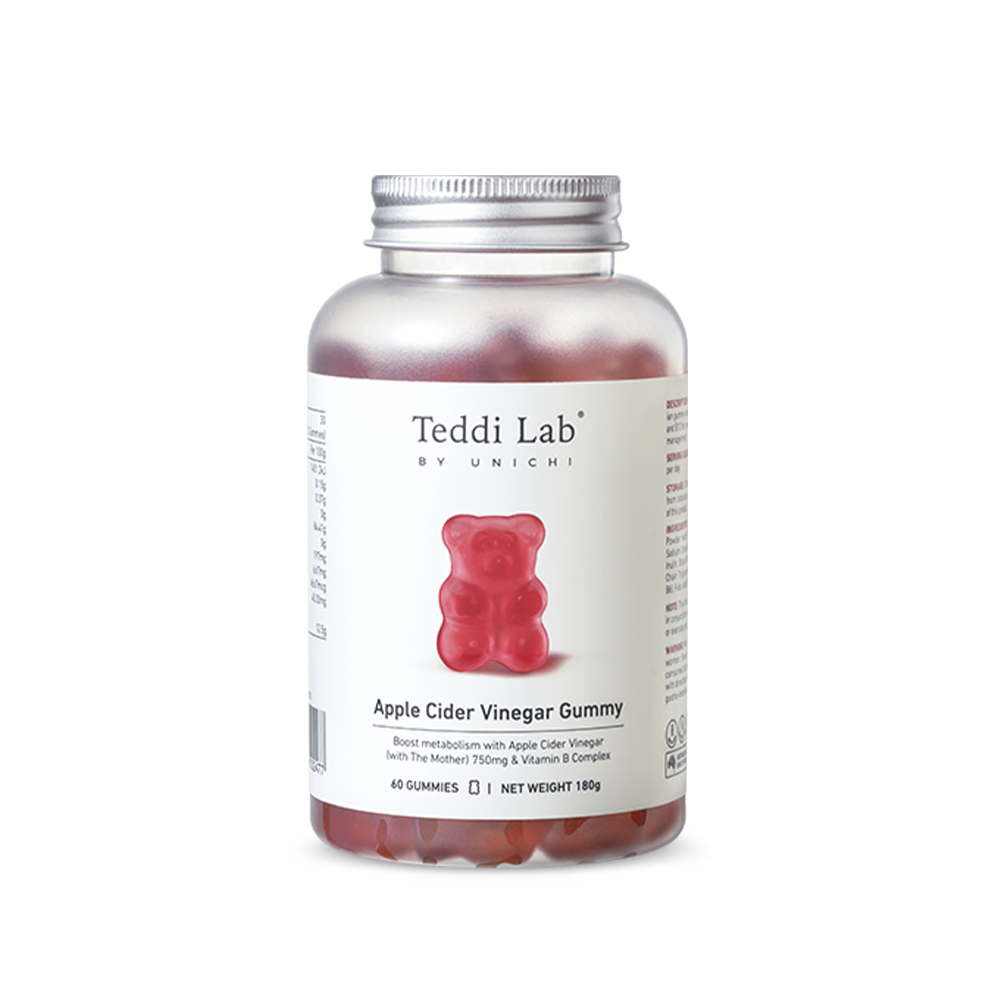 TEDDI LAB by UNICHI Rose Collagen Gummy – 60 Gummies