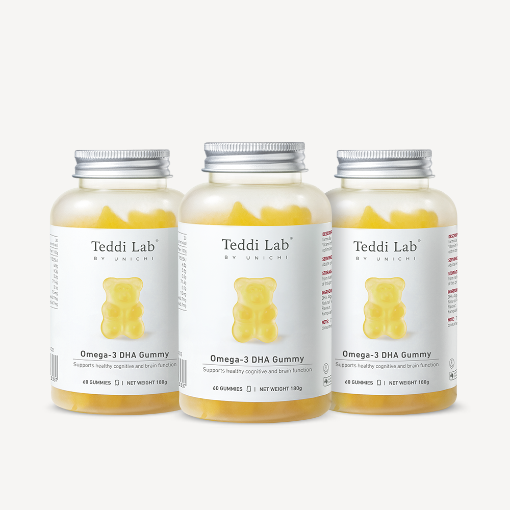 TEDDI LAB by UNICHI Omega-3 Algae DHA Gummy – 60 Gummies