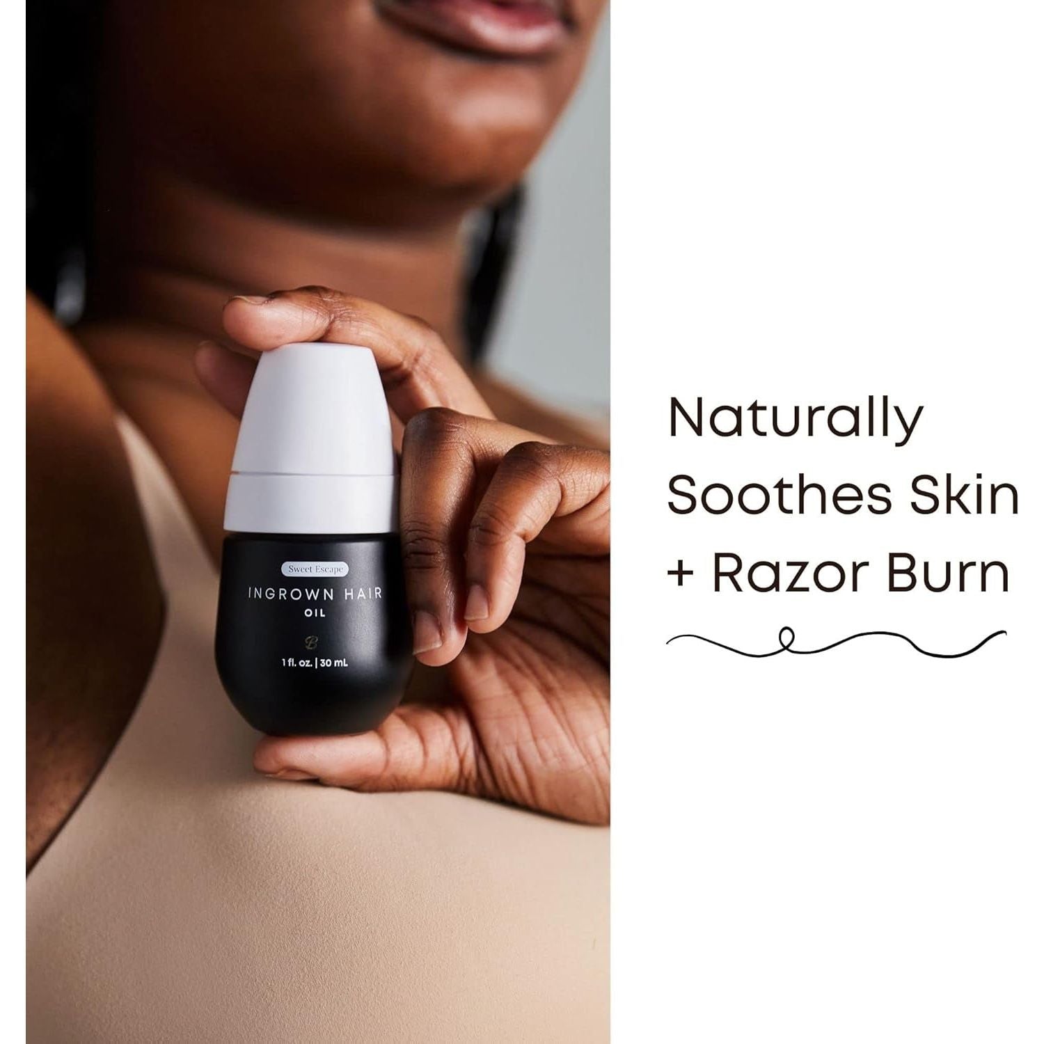 Bushbalm Ingrown Hair Oil (Sweet Escape) – 30ml | Soothing, Hydrating & Bump-Reducing Formula